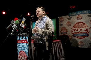 A Sziget fesztivál sajtótájékoztatója