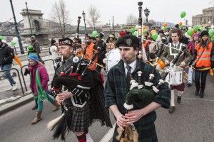 Szent Patrik-napi felvonulás Budapesten