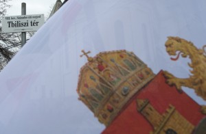 A Tbiliszi tér avató ünnepsége Budapesten
