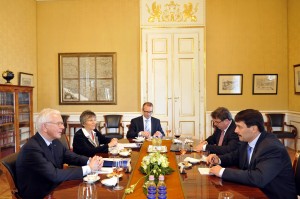 Áder János; Pöttering Hans-Gert