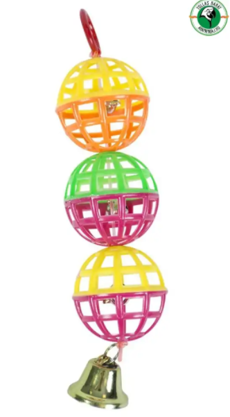 műanyag papagáj játék