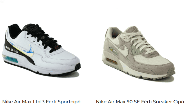 Nike Air Max cipők